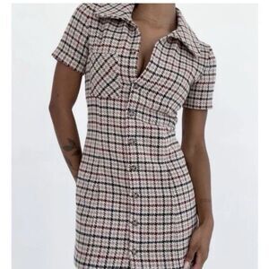 Rumored Notting Hill Wool Blend Mini Dress Size Medium